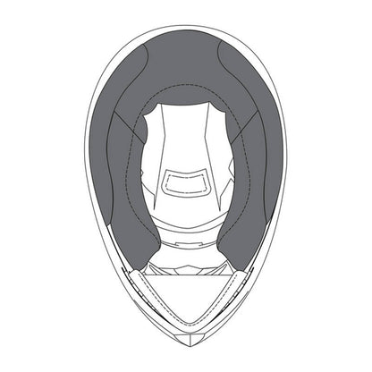 AGV K3 SV Cheek Pad - Grey