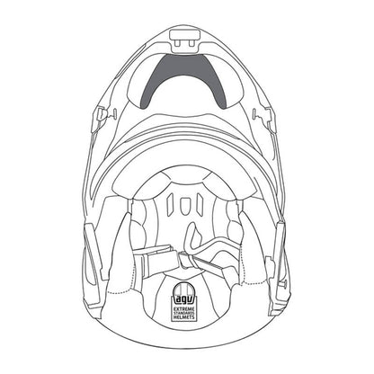 AGV Sports Modular Wind Protector - Summer - Black