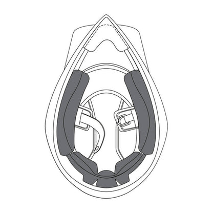 AGV AX9 Cheek Pads - Black