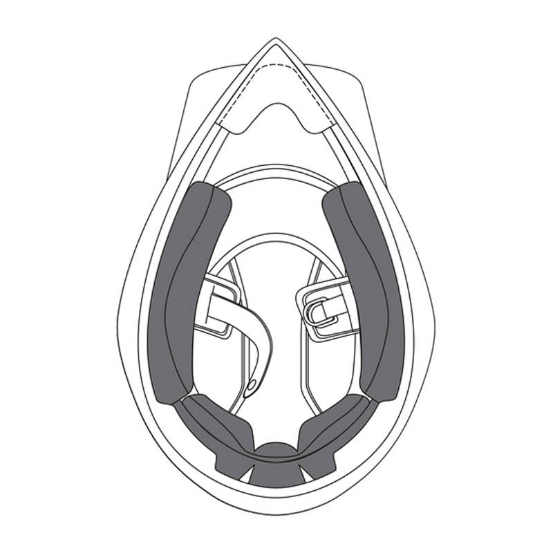 AGV AX9 Cheek Pads - Black