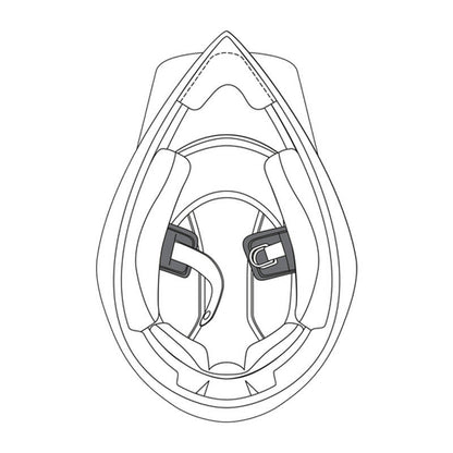 AGV AX9 Chin Strap - Black