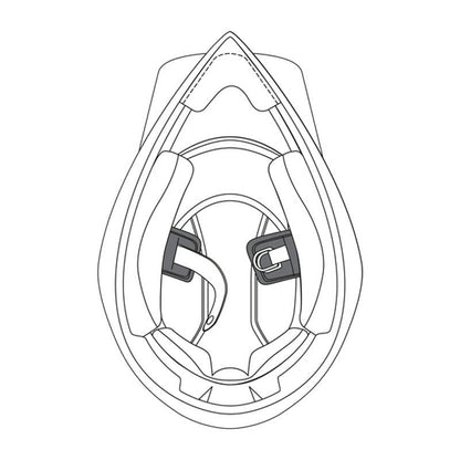 AGV AX9 Chin Strap - Black