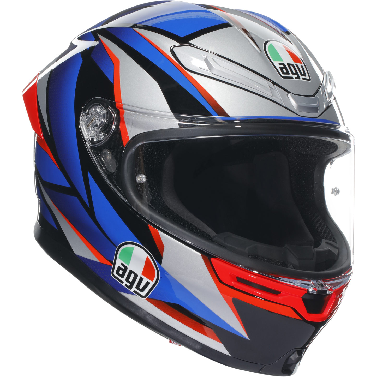 AGV K6-S Slashcut - Black / Blue / Red