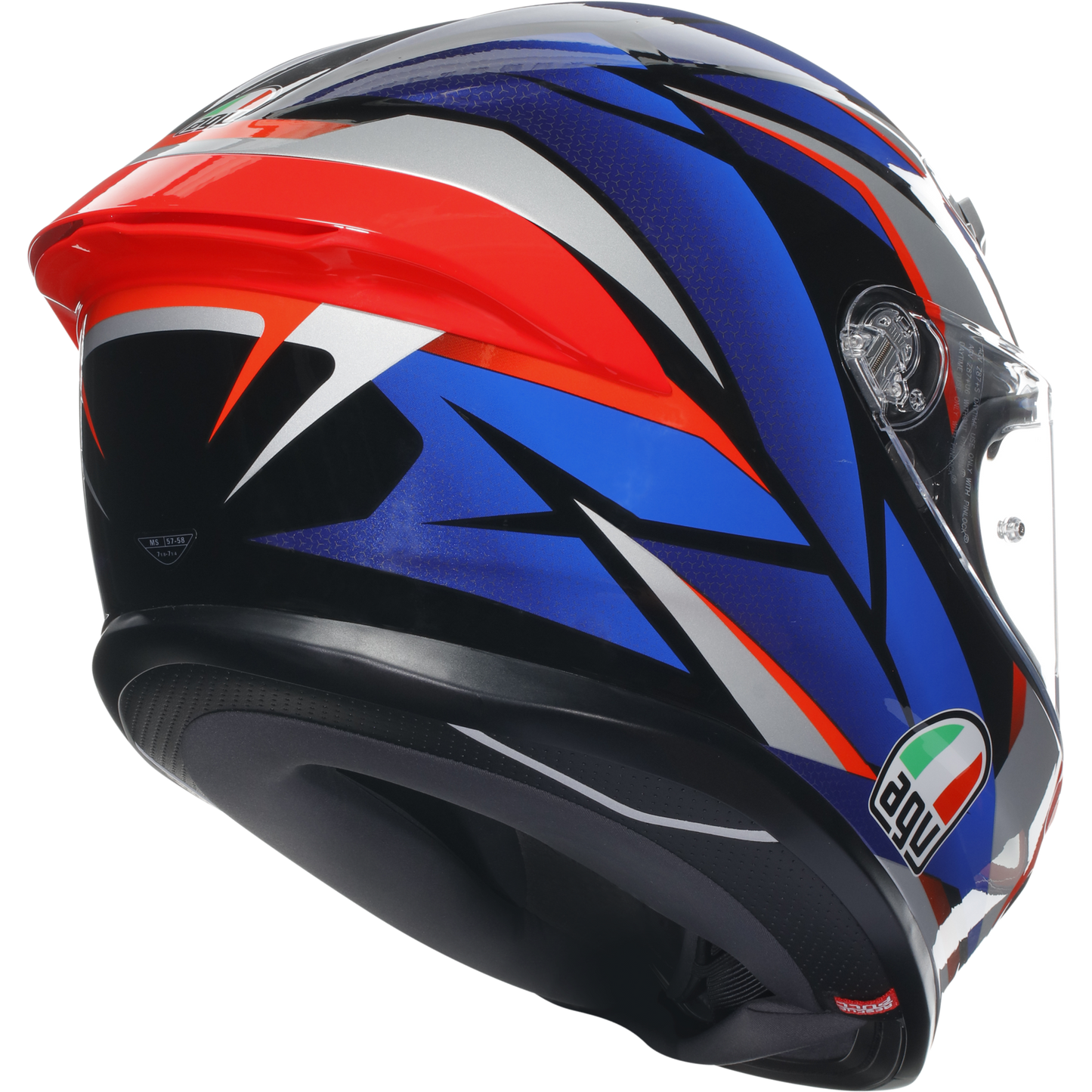 AGV K6-S Slashcut - Black / Blue / Red