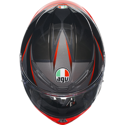 AGV K6-S Slashcut - Black / Grey / Red