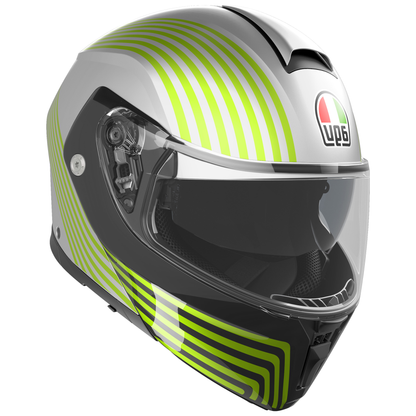 AGV Street Modular Iseo - Matt White / Black  / Flo Yellow