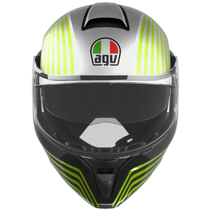 AGV Street Modular Iseo - Matt White / Black  / Flo Yellow