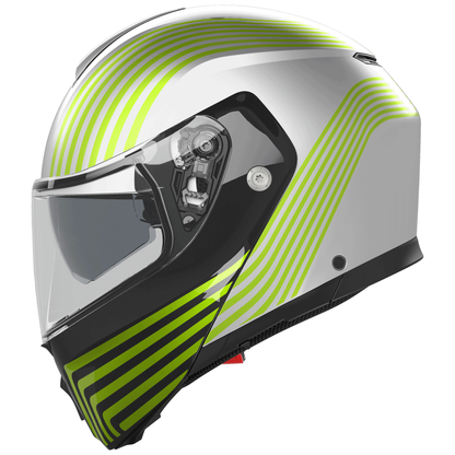 AGV Street Modular Iseo - Matt White / Black  / Flo Yellow