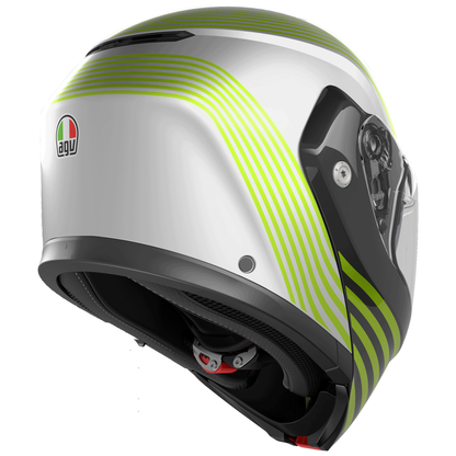 AGV Street Modular Iseo - Matt White / Black  / Flo Yellow