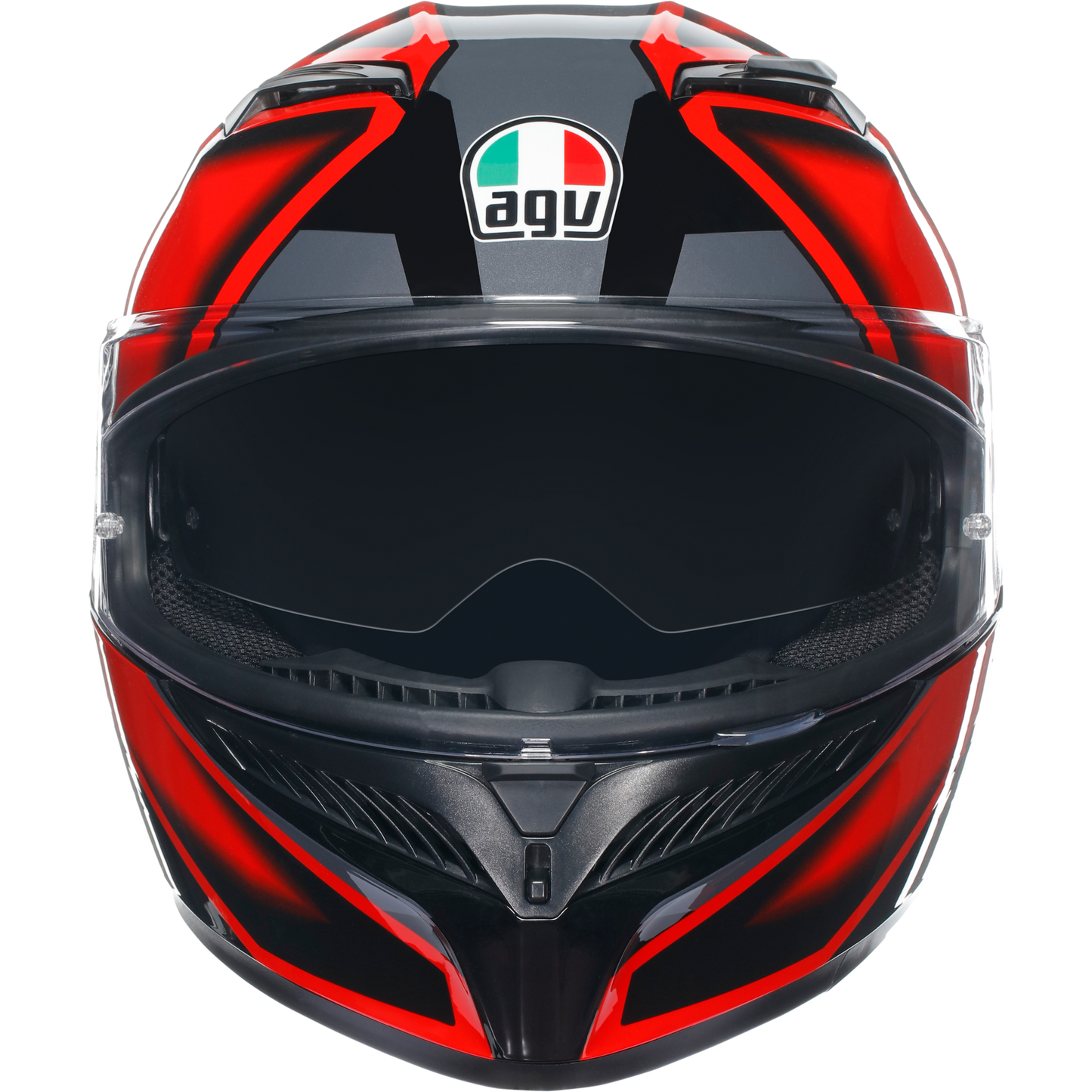AGV K3 Compound ECE 22.06 - Black / Red