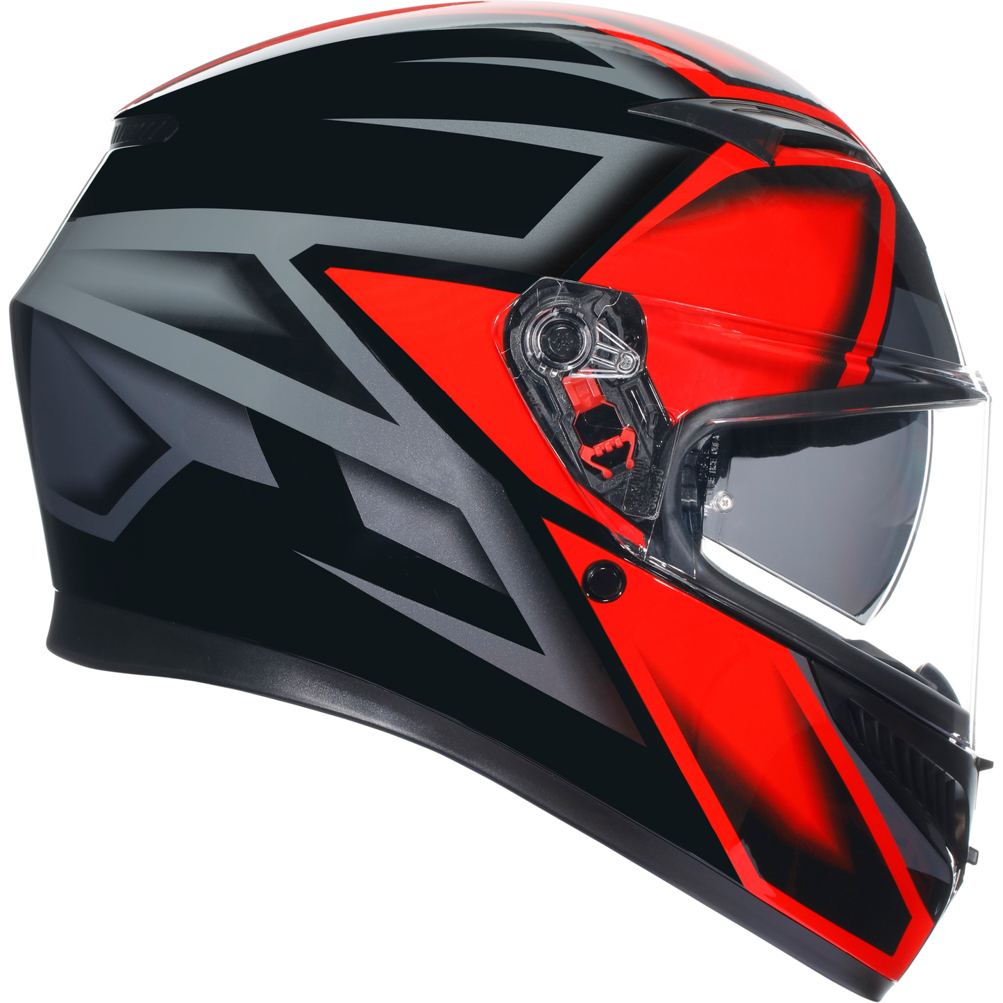 AGV K3 Compound ECE 22.06 - Black / Red