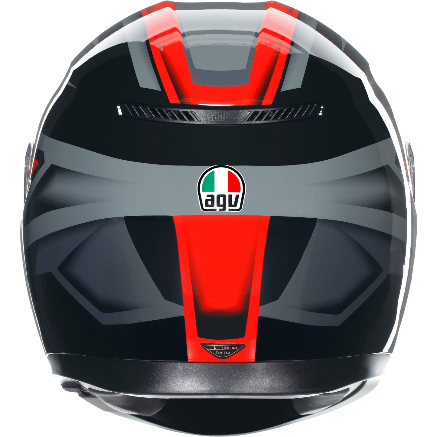 AGV K3 Compound ECE 22.06 - Black / Red