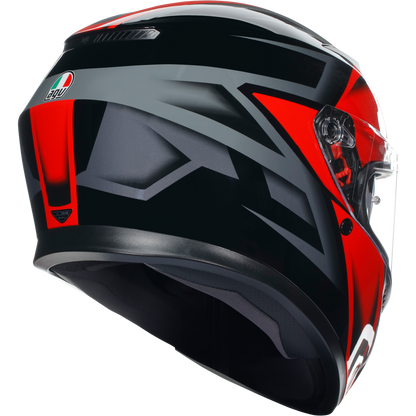 AGV K3 Compound ECE 22.06 - Black / Red