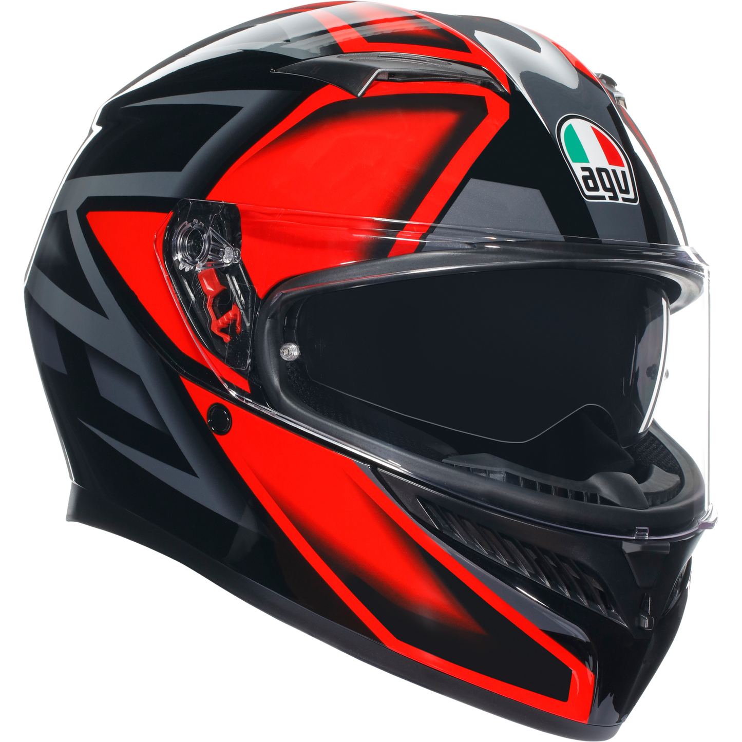 AGV K3 Compound ECE 22.06 - Black / Red