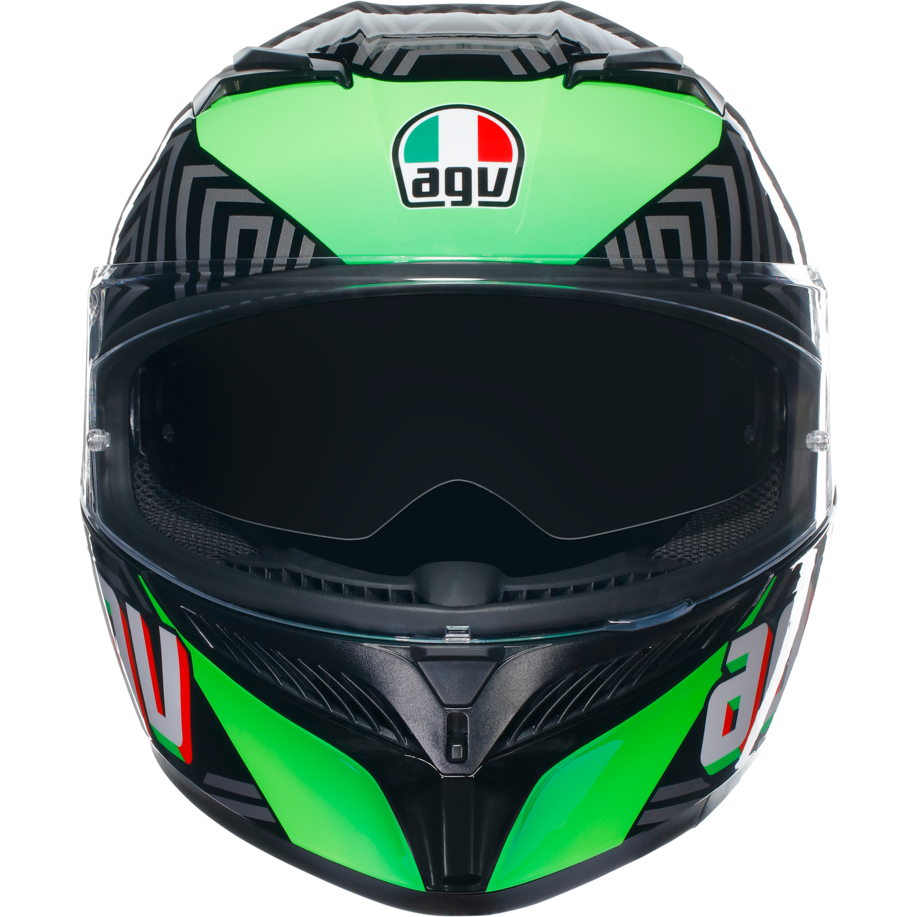 AGV K3 Kamaleon ECE 22.06 - Black / Red / Green