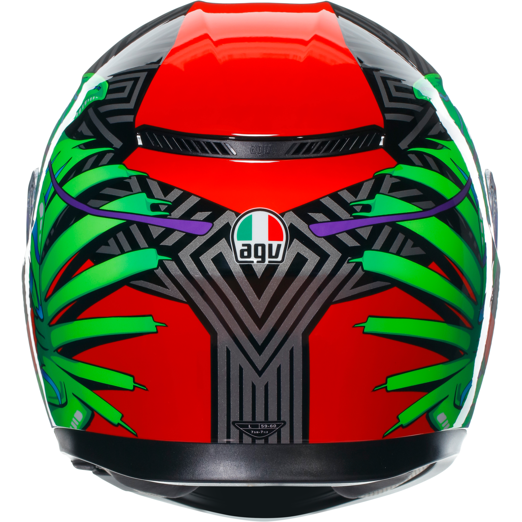 AGV K3 Kamaleon ECE 22.06 - Black / Red / Green