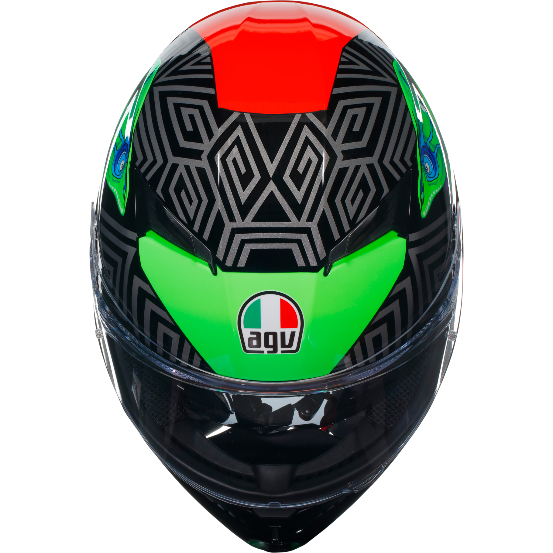 AGV K3 Kamaleon ECE 22.06 - Black / Red / Green