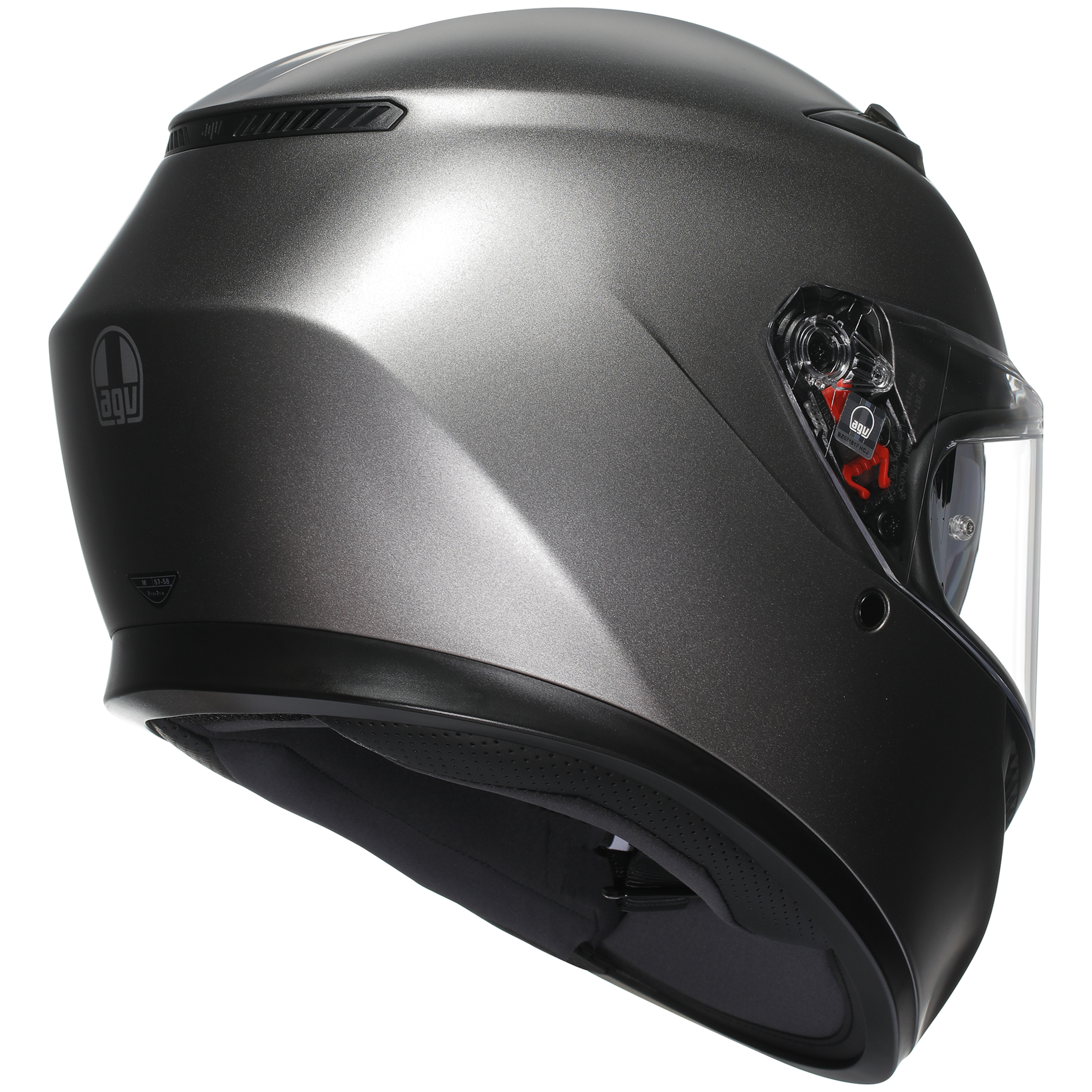 AGV K3 Solid ECE 22.06 - Luna Grey