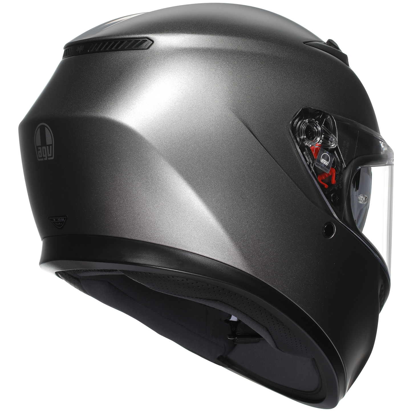 AGV K3 Solid ECE 22.06 - Luna Grey