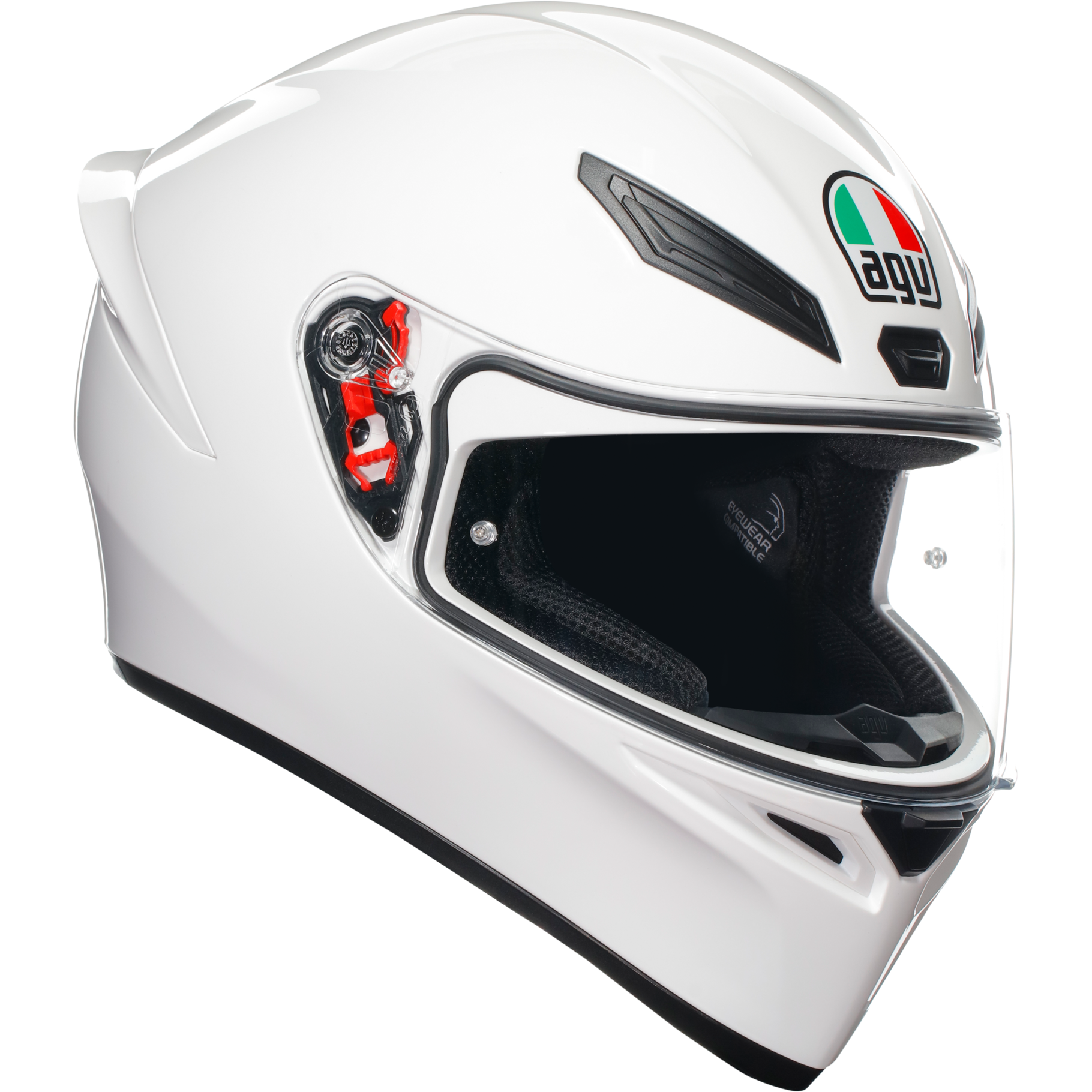AGV K1-S Solid - Gloss White