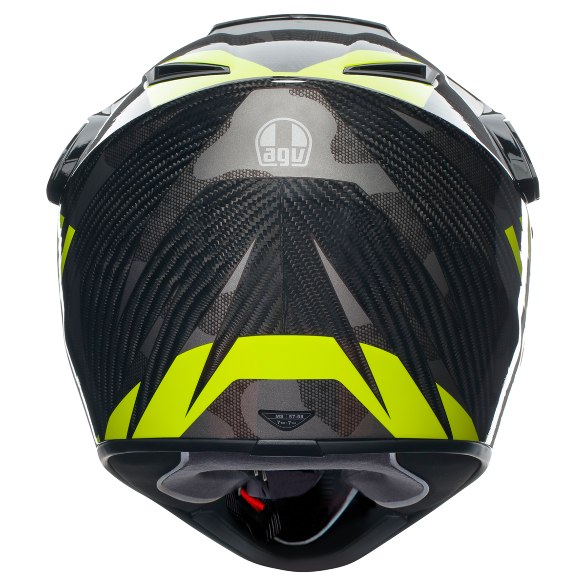 AGV AX9 ECE 22.06 Steppa - Carbon / Grey / Flo Yellow