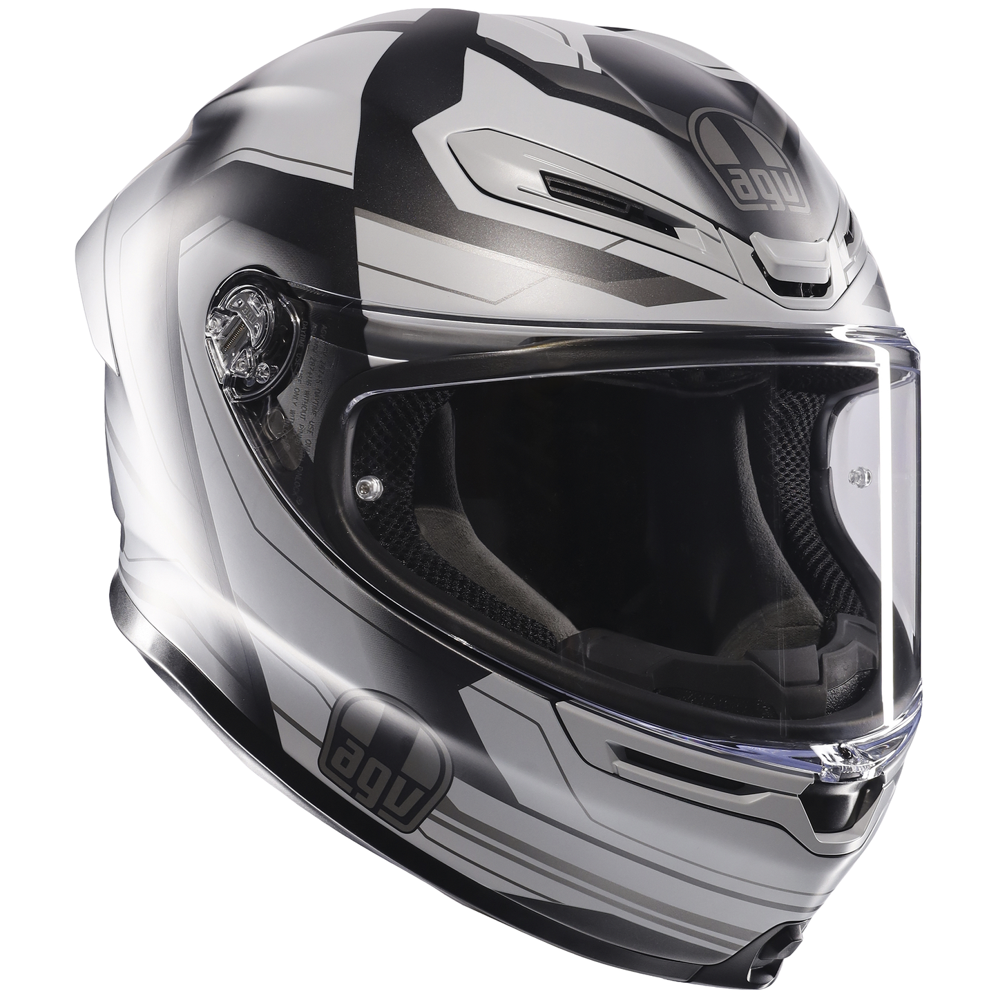 AGV K6-S Ultrasonic - Matt Black / Grey