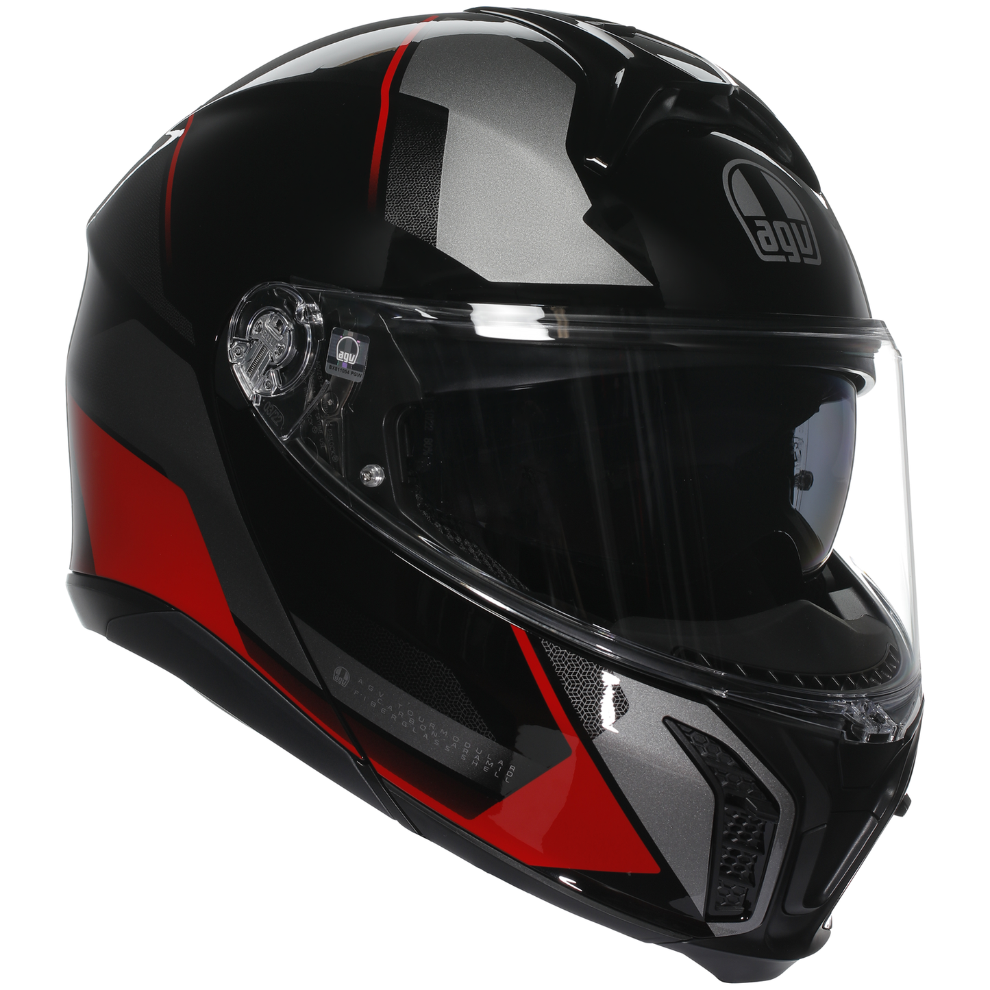 AGV Tour Modular Perception - Black / Red