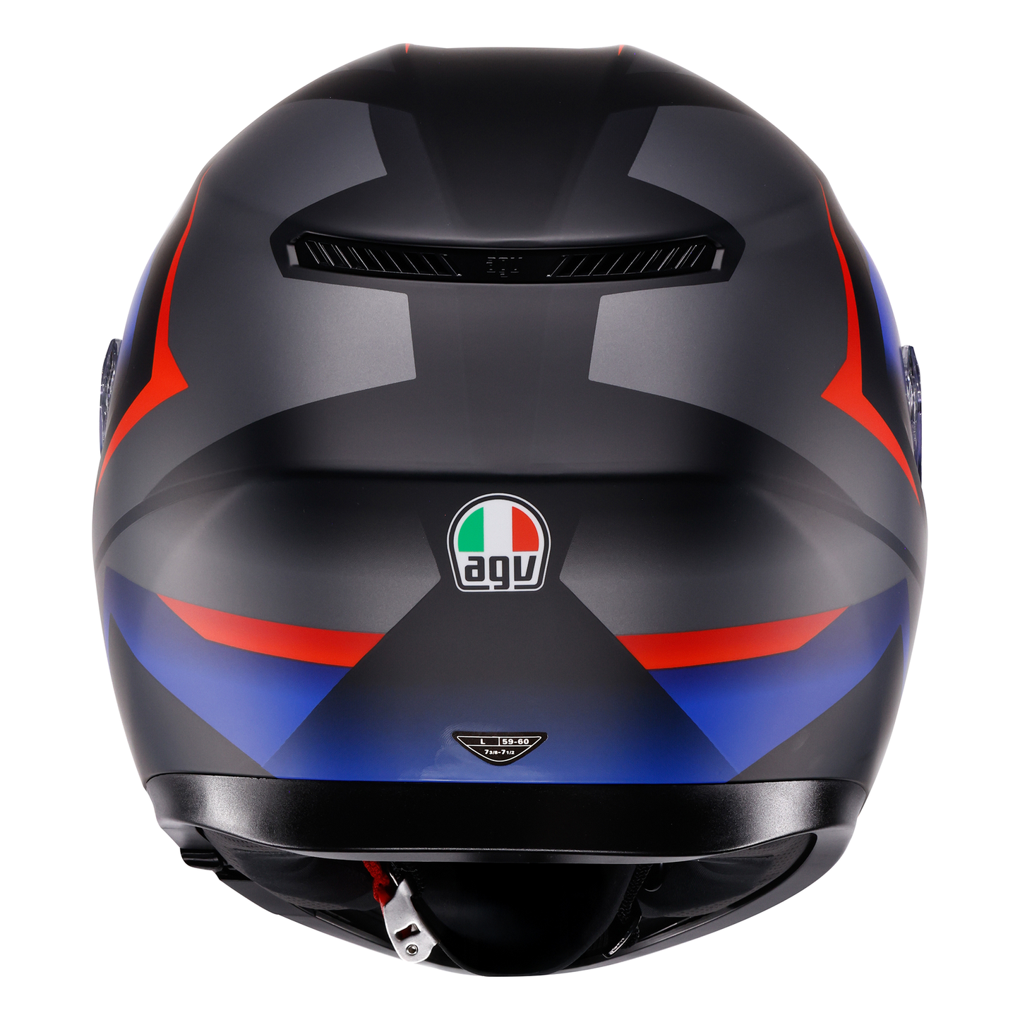 AGV K3 ECE 22.06 Striga - Matt Black / Blue / Red