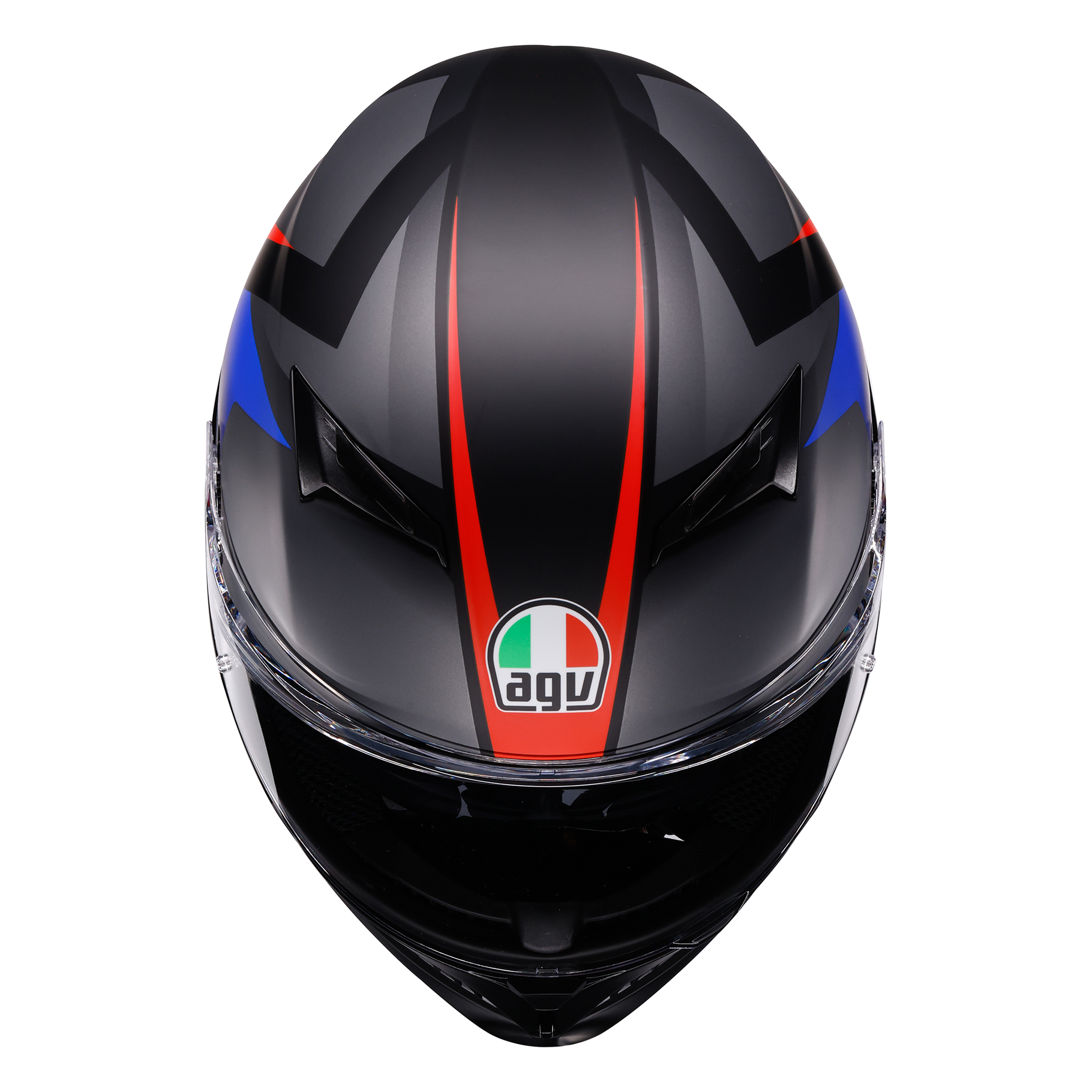 AGV K3 ECE 22.06 Striga - Matt Black / Blue / Red