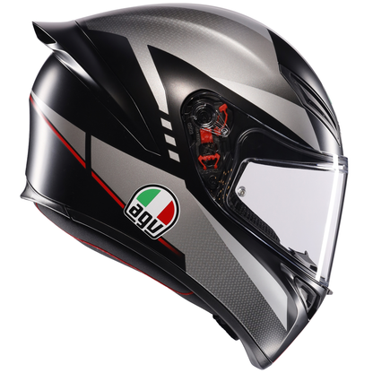 AGV K1-S Lap - Matt Black / Grey / Red