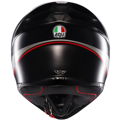 AGV K1-S Lap - Matt Black / Grey / Red