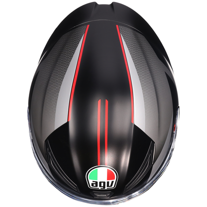 AGV K1-S Lap - Matt Black / Grey / Red
