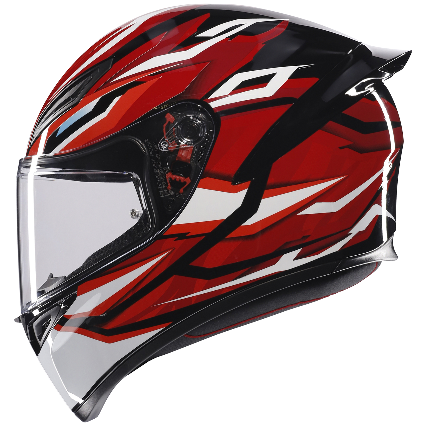AGV K1-S Lion - Black / Red / White