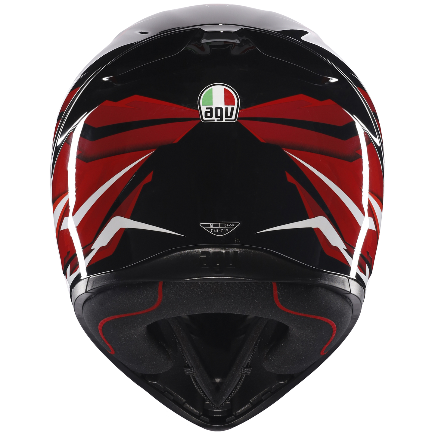AGV K1-S Lion - Black / Red / White