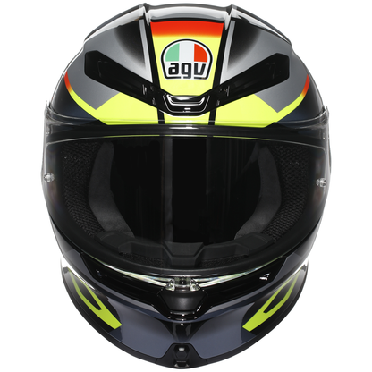 AGV K6-S Erazer - Black / Red / Fluo Yellow