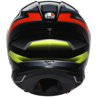 AGV K6-S Erazer - Black / Red / Fluo Yellow