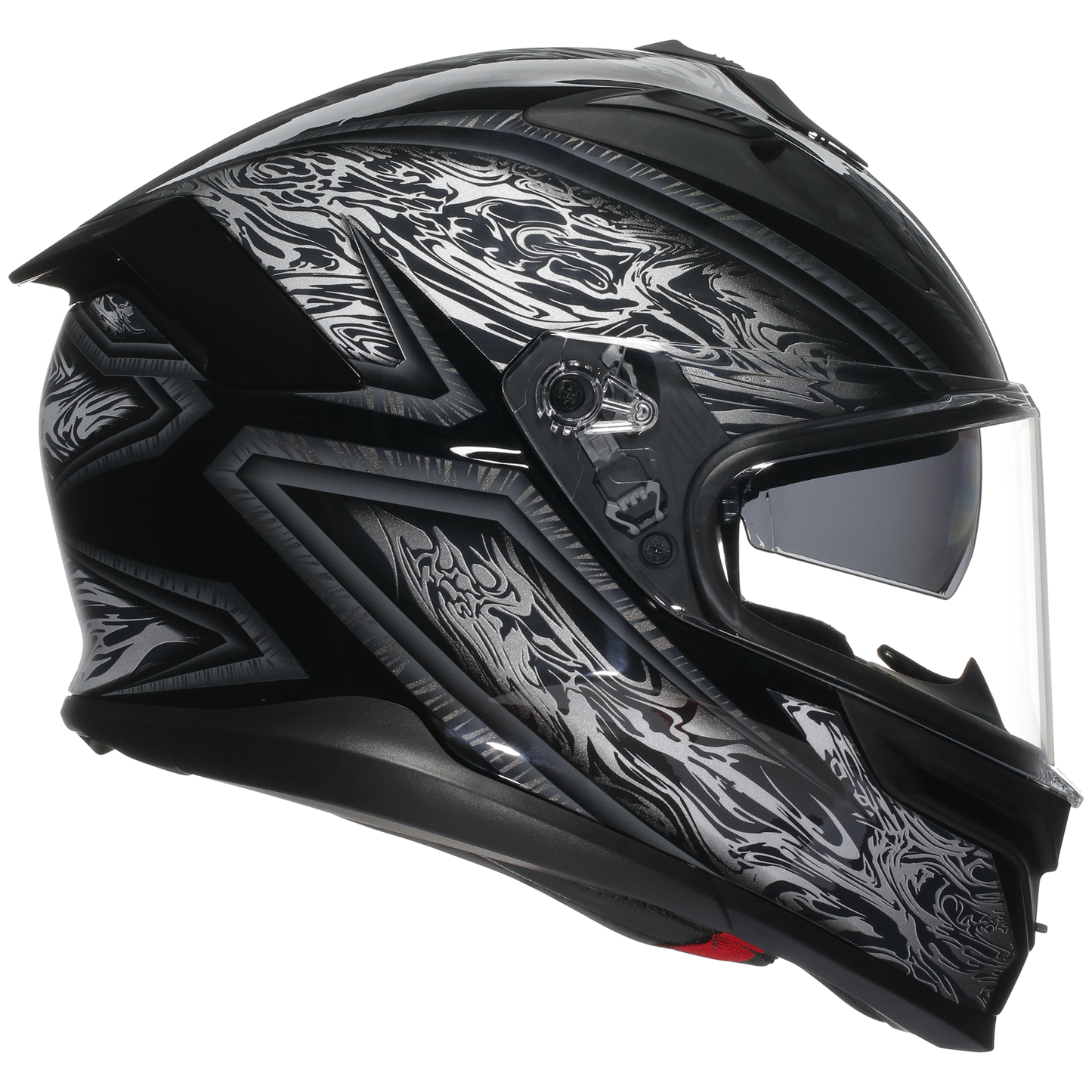 AGV K7 Sports Touring Helmet Damascus - Black / Silver