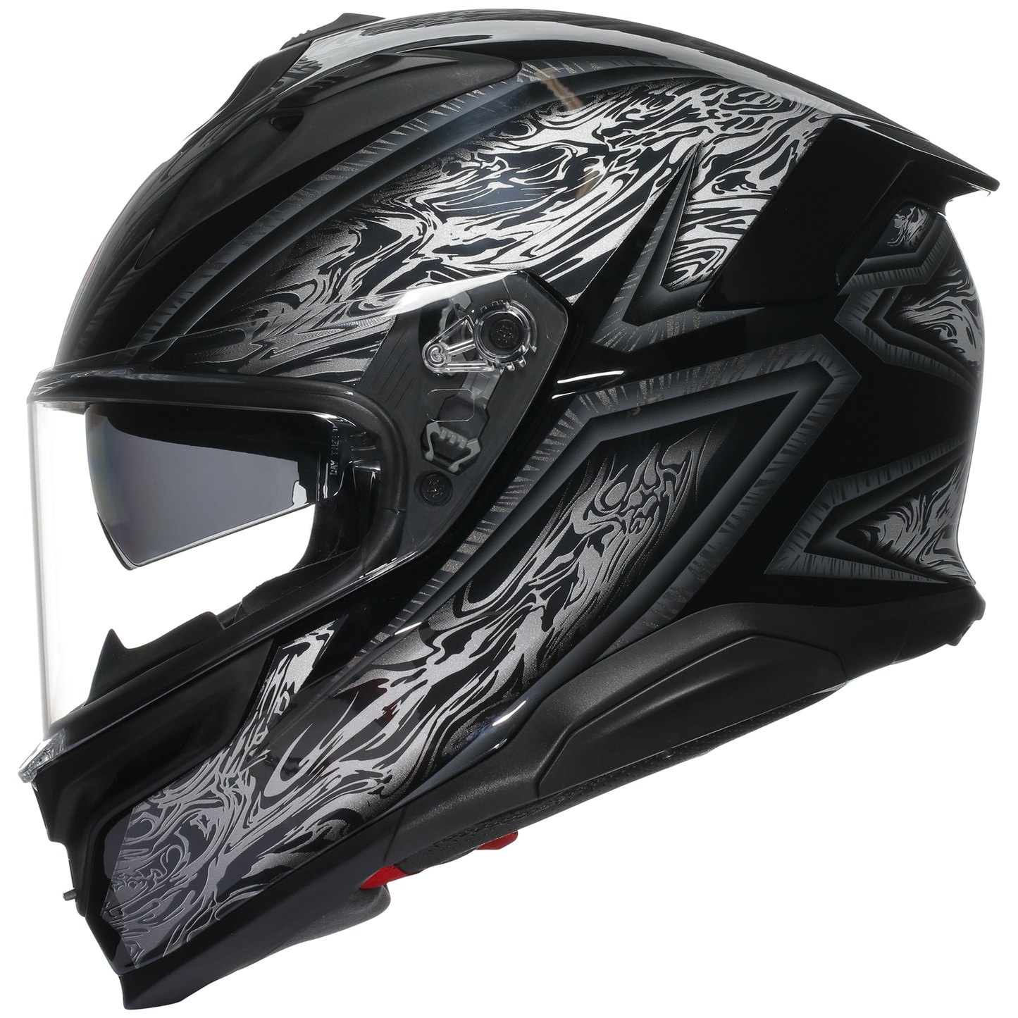 AGV K7 Sports Touring Helmet Damascus - Black / Silver