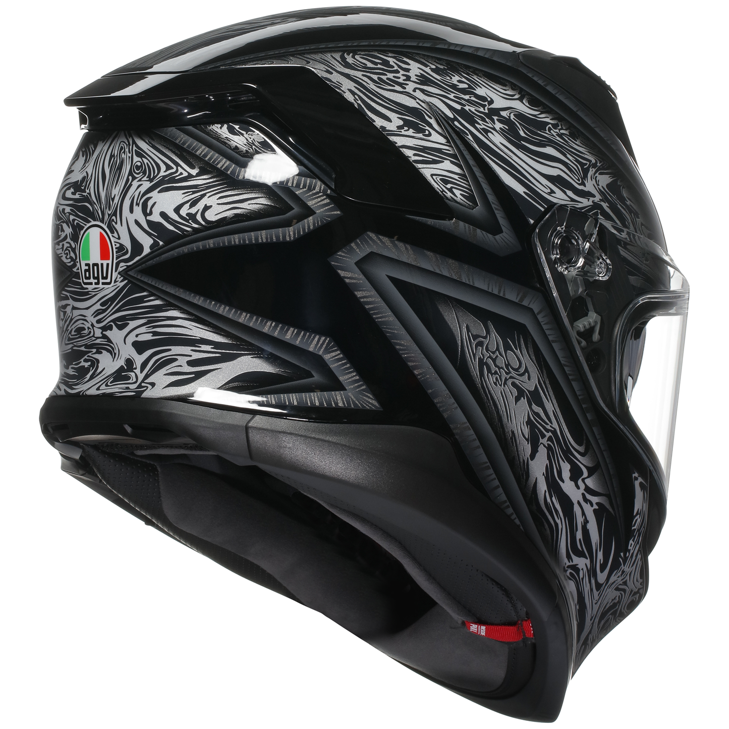 AGV K7 Sports Touring Helmet Damascus - Black / Silver