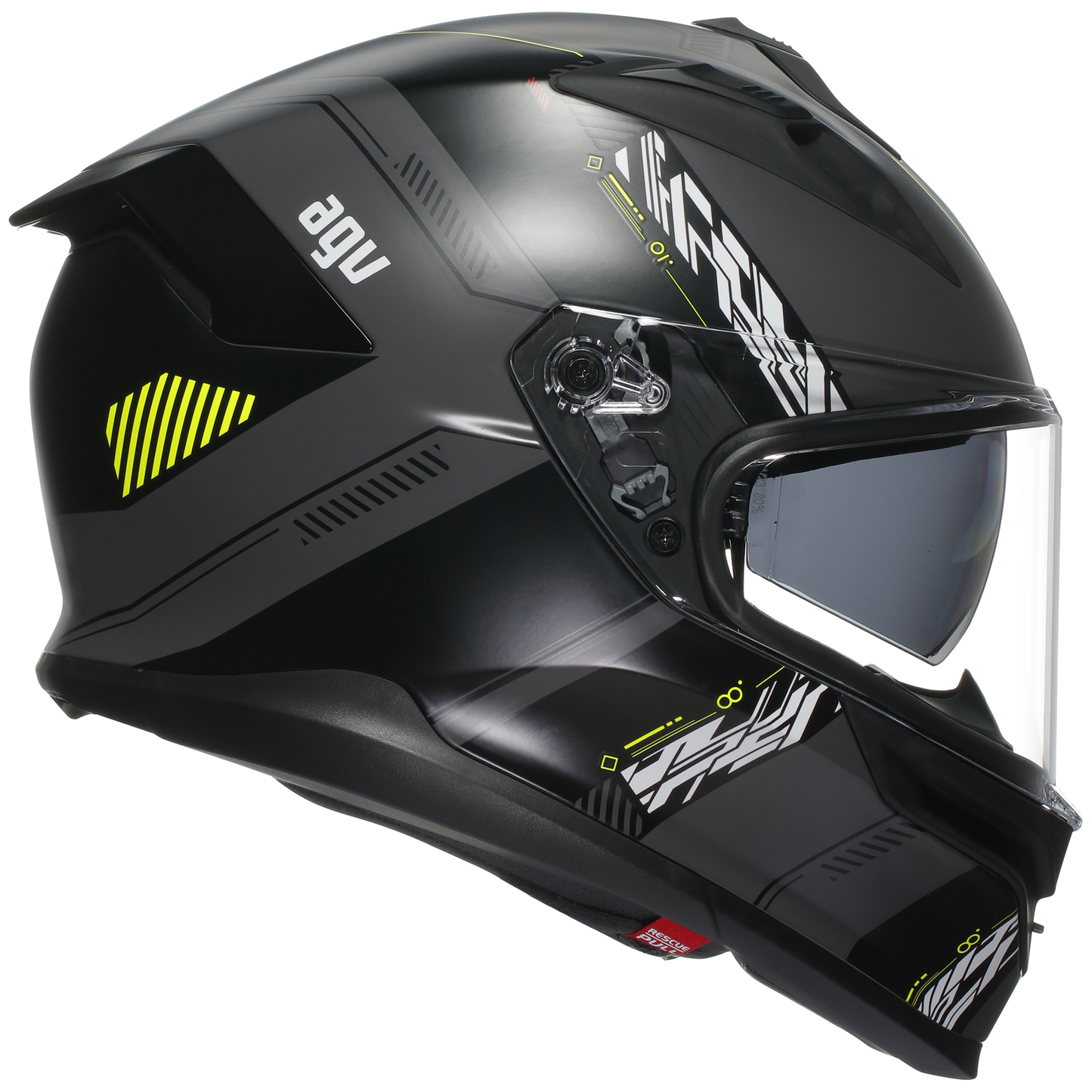 AGV K7 Sports Touring Helmet Kyber - Grey / Yellow