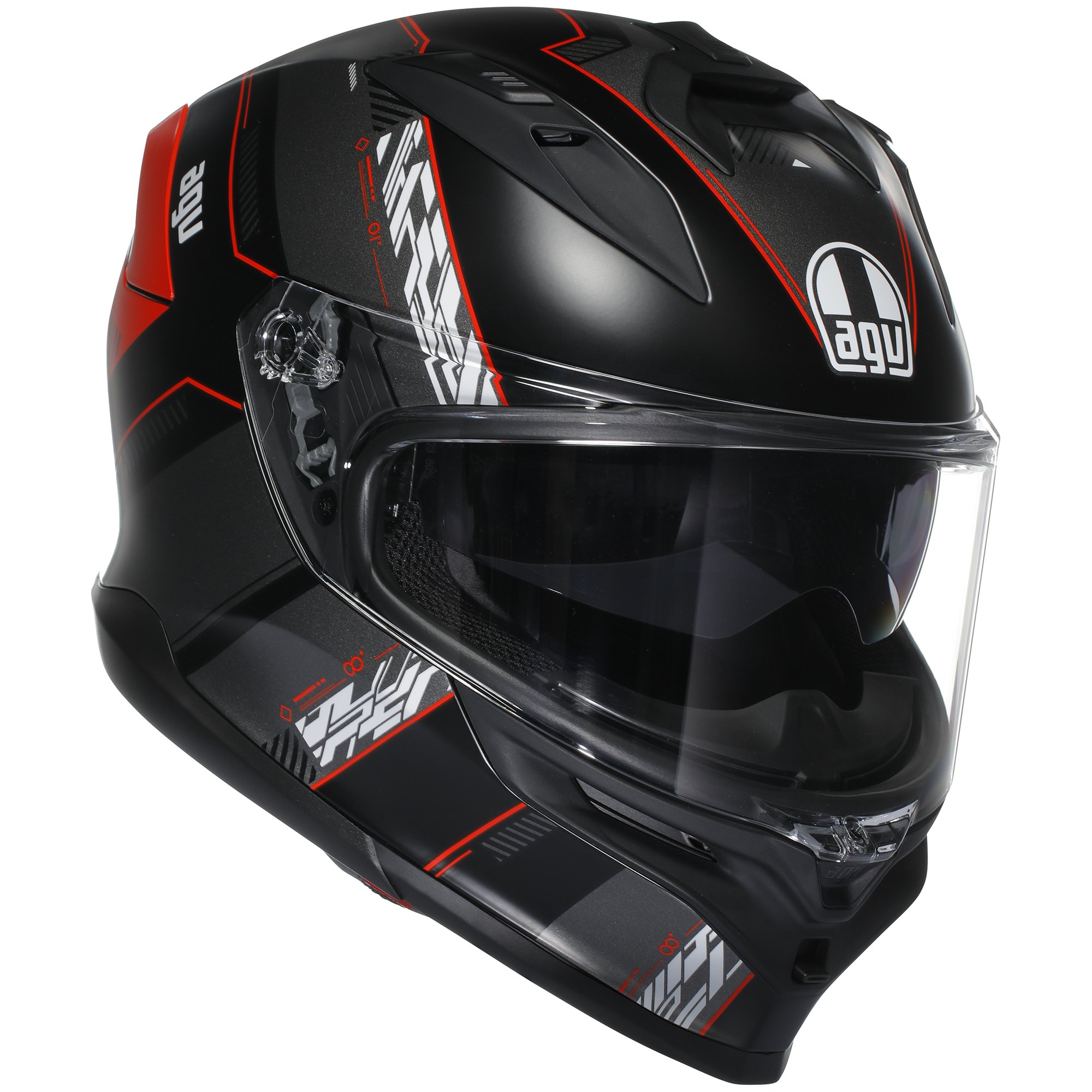 AGV K7 Sports Touring Helmet Kyber - Black / Red