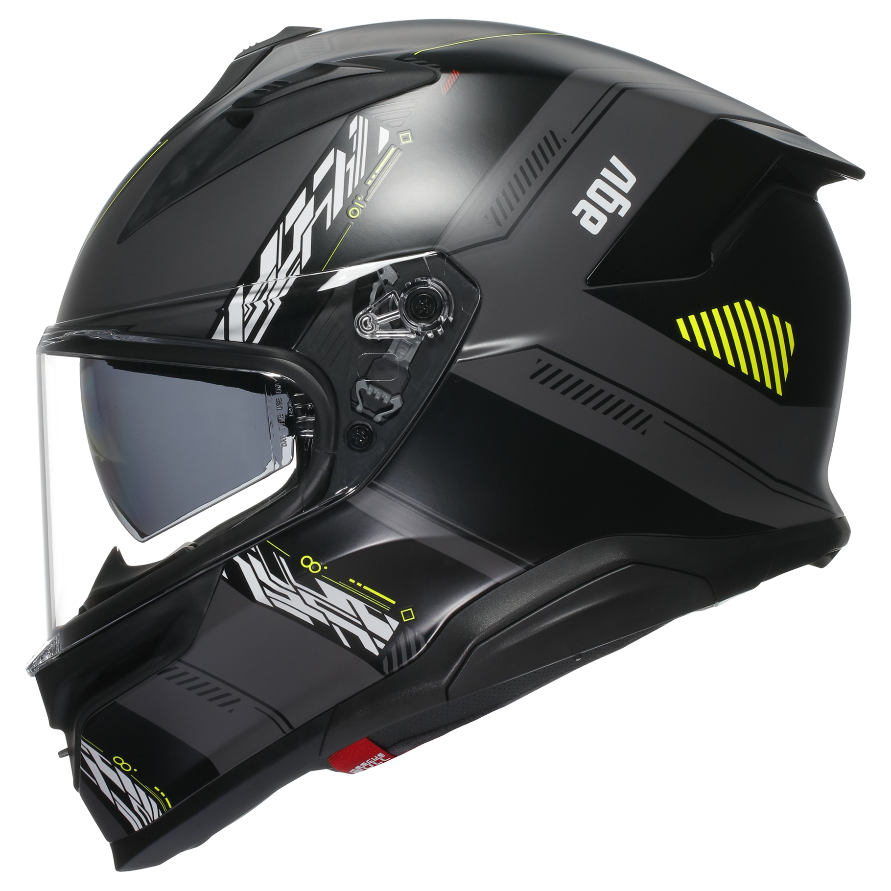 AGV K7 Sports Touring Helmet Kyber - Grey / Yellow