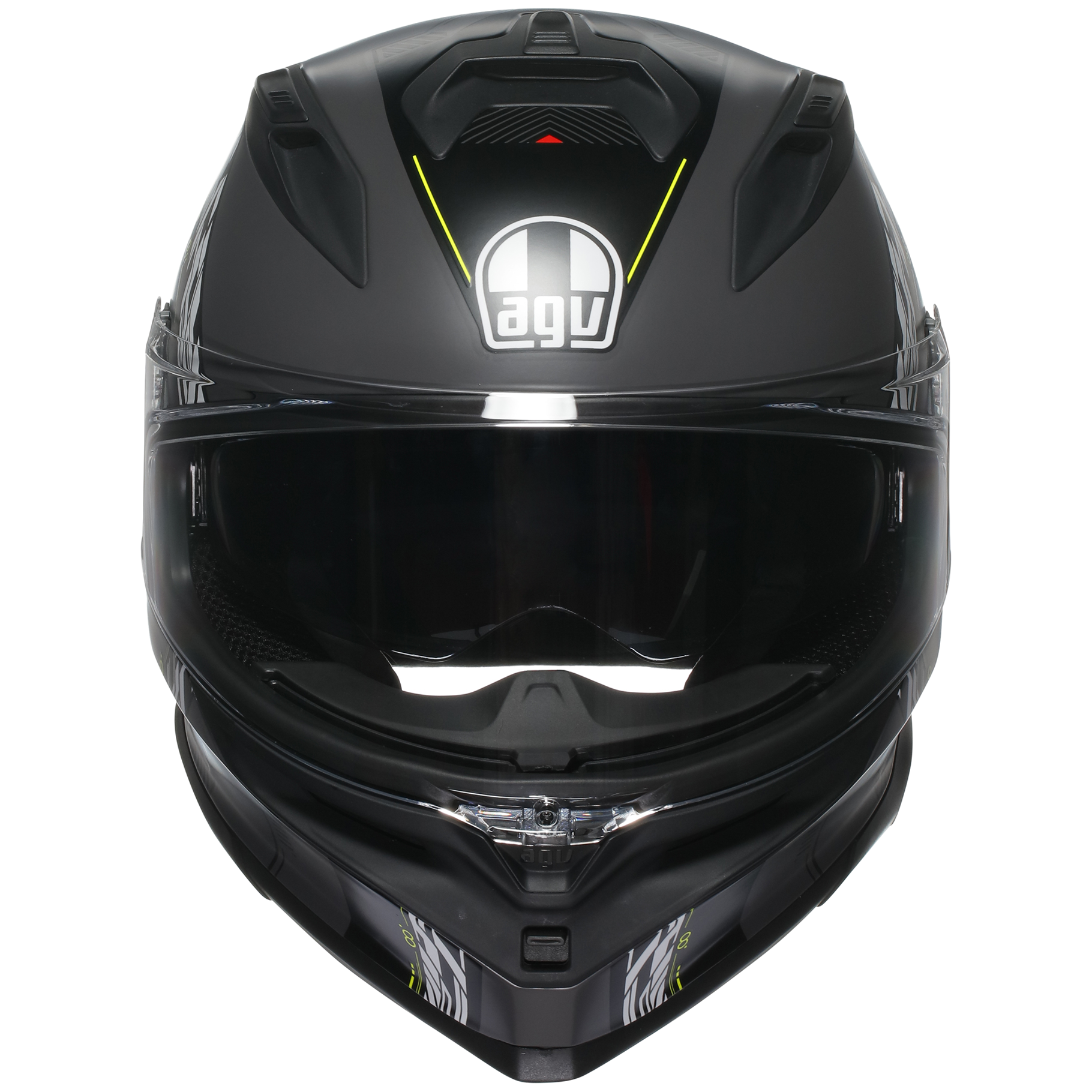 AGV K7 Sports Touring Helmet Kyber - Grey / Yellow