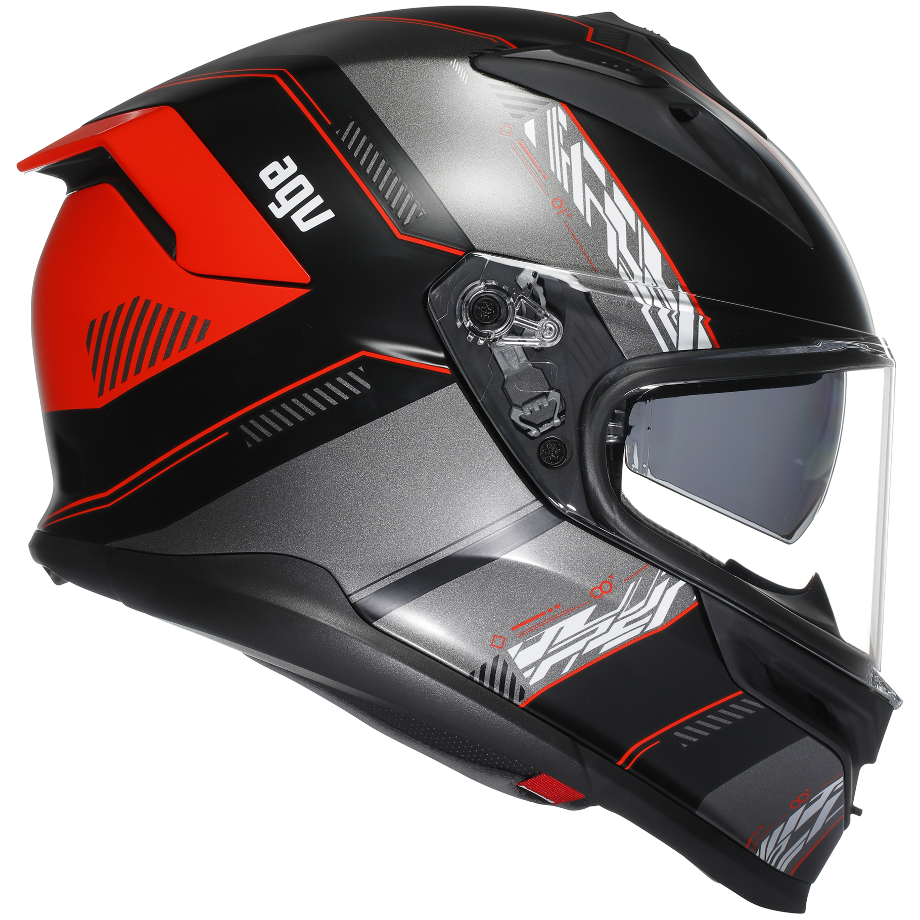 AGV K7 Sports Touring Helmet Kyber - Black / Red