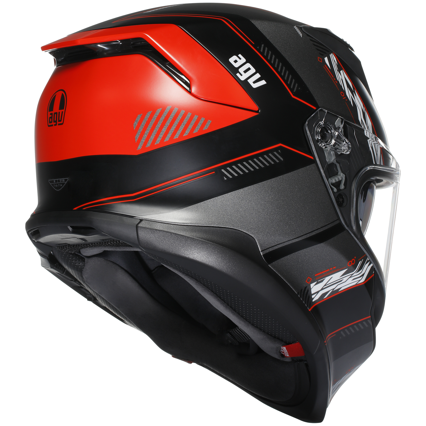 AGV K7 Sports Touring Helmet Kyber - Black / Red