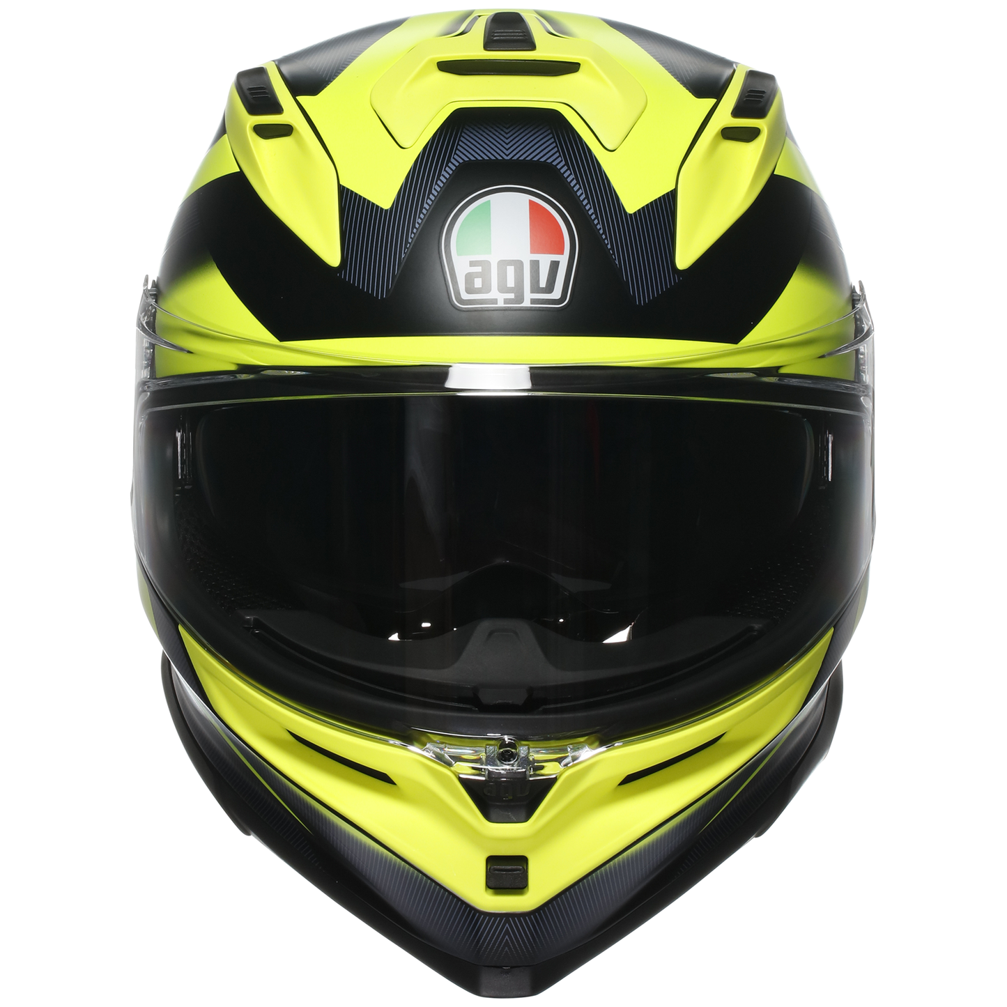 AGV K7 Sports Touring Helmet Glimpse - Black / Fluo yellow
