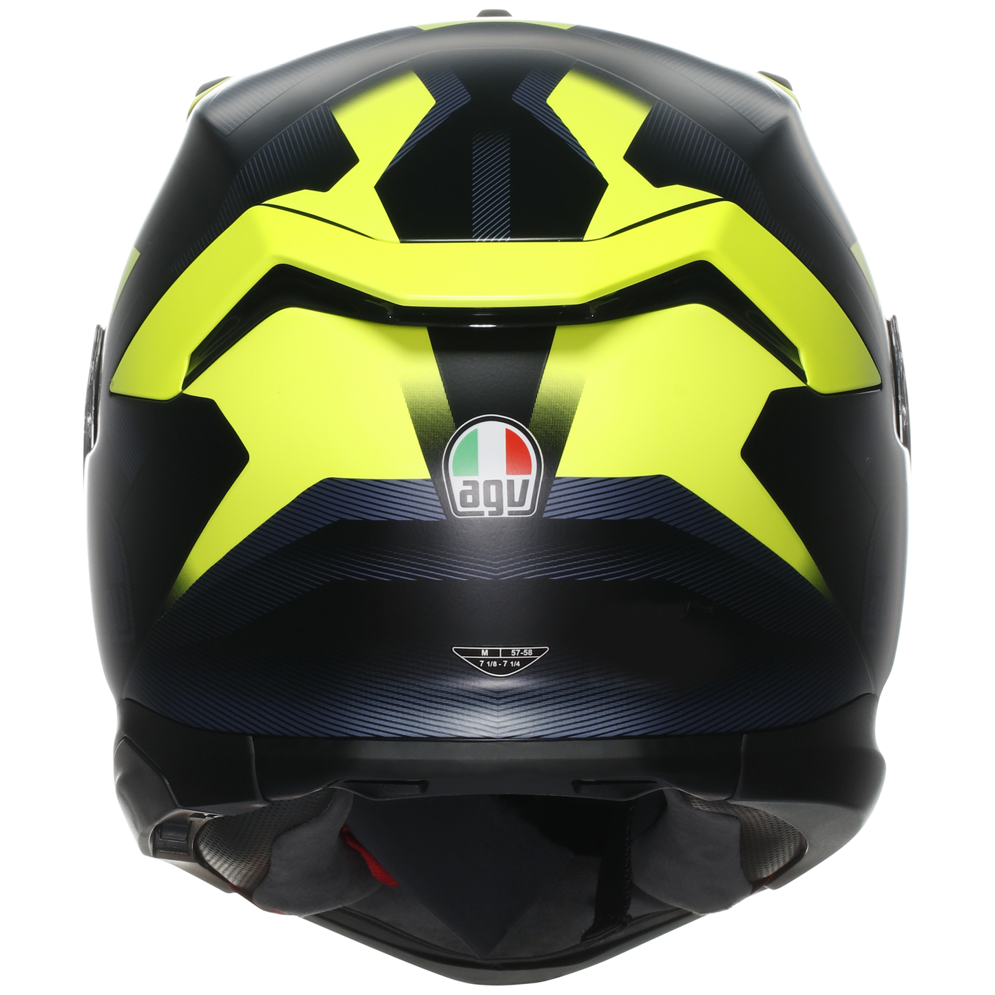 AGV K7 Sports Touring Helmet Glimpse - Black / Fluo yellow