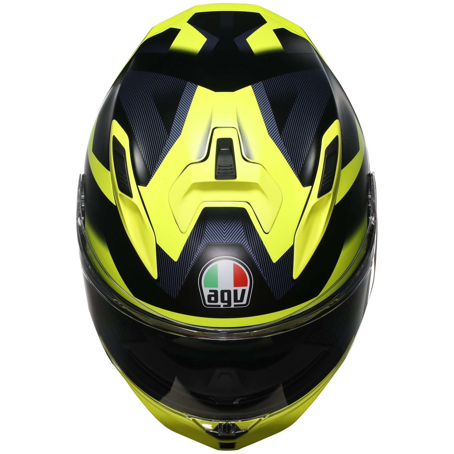 AGV K7 Sports Touring Helmet Glimpse - Black / Fluo yellow