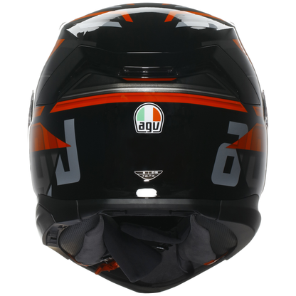 AGV K7 Sports Touring Helmet Taurax - Black / Red