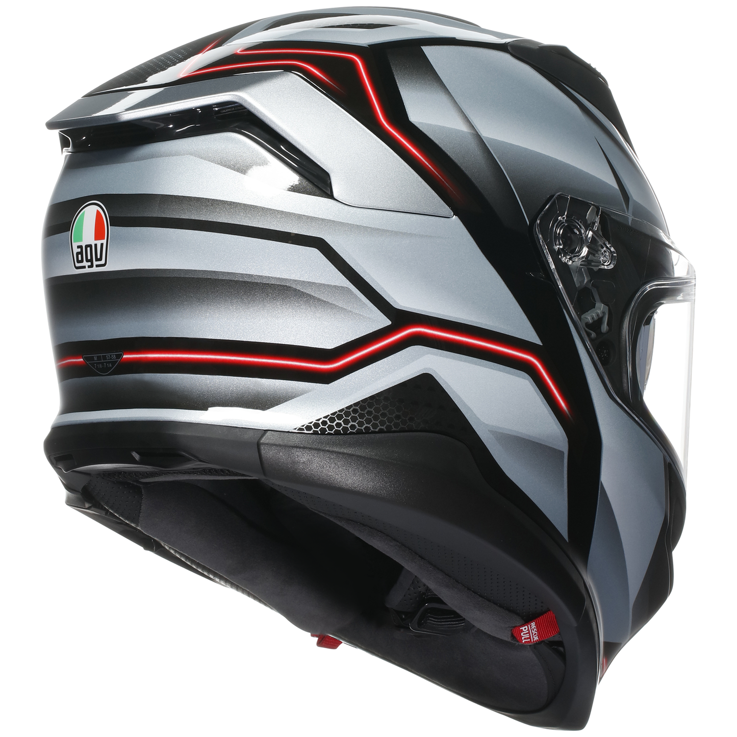 AGV K7 Sports Touring Helmet Jaeger - Black / Silver